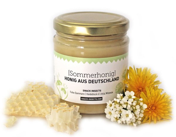 Sommerhonig von Snack-Insects - hier echten Honig aus Deutschland online bestellen & kaufen