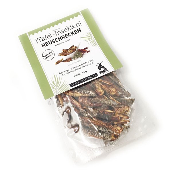 Snack-Insects GRILLEN - 25g Pack Insektensnack ►