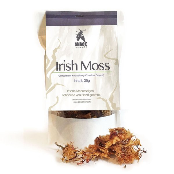 IRISH MOSS - getrockneter Knorpeltang 35g - essbare Algen zum Kochen & Essen ►